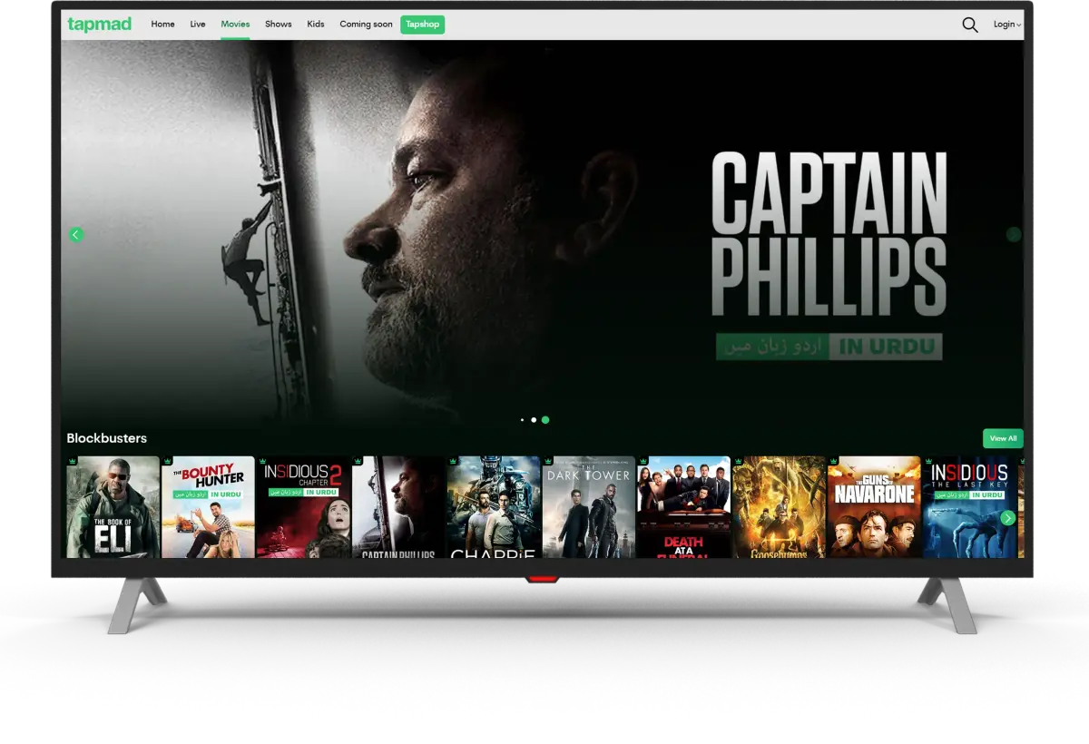 Smart TV streaming illustration